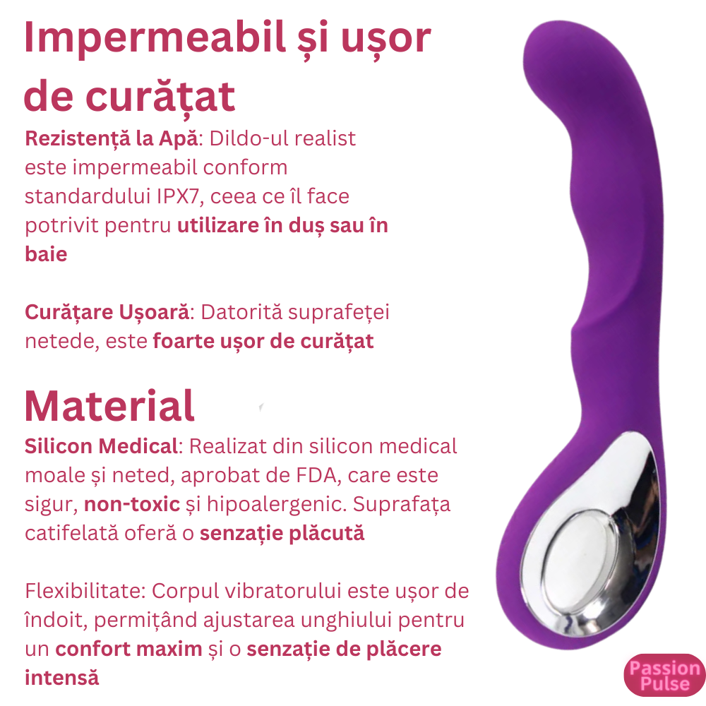 Vibrator pentru punctul G VibraJoy Pro 360 Purple - imagine 3