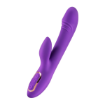 Vibrator punctul G stimulare dubla  Senzation X Purple