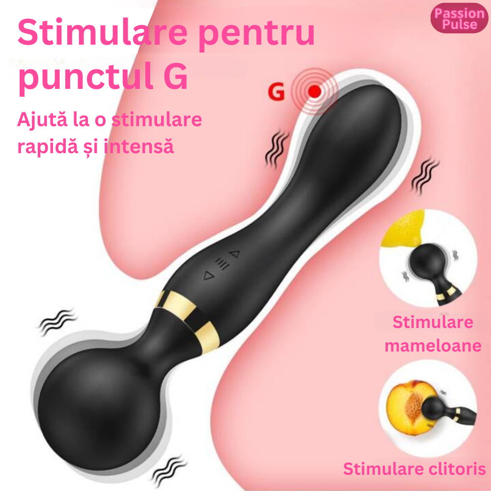 Vibrator punctul G si clitoris Vibe Control Rose - imagine 5