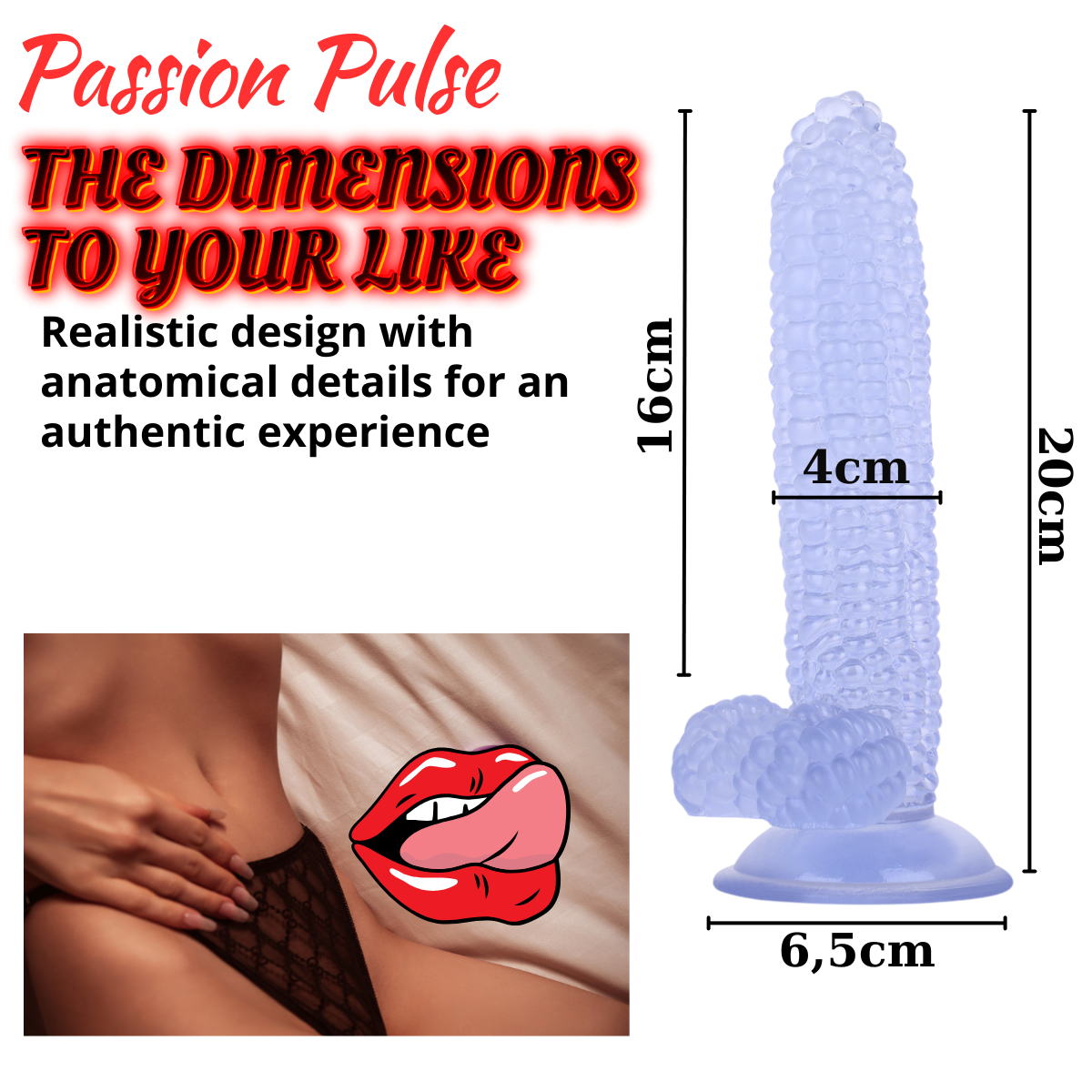 Dildo Realistic Sweet Love Corn Blue - imagine 8