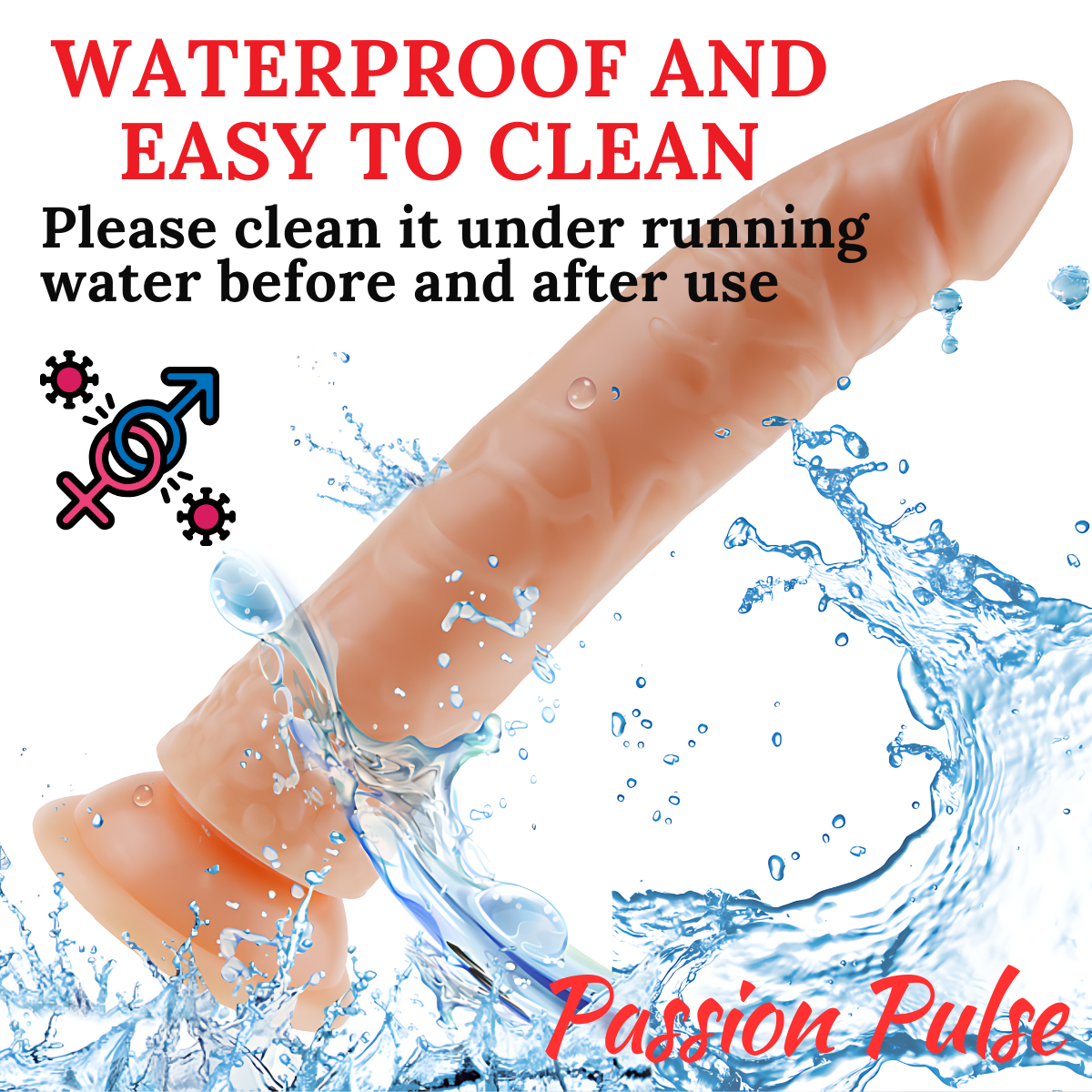 Dildo Realistic Pure Veins Nude