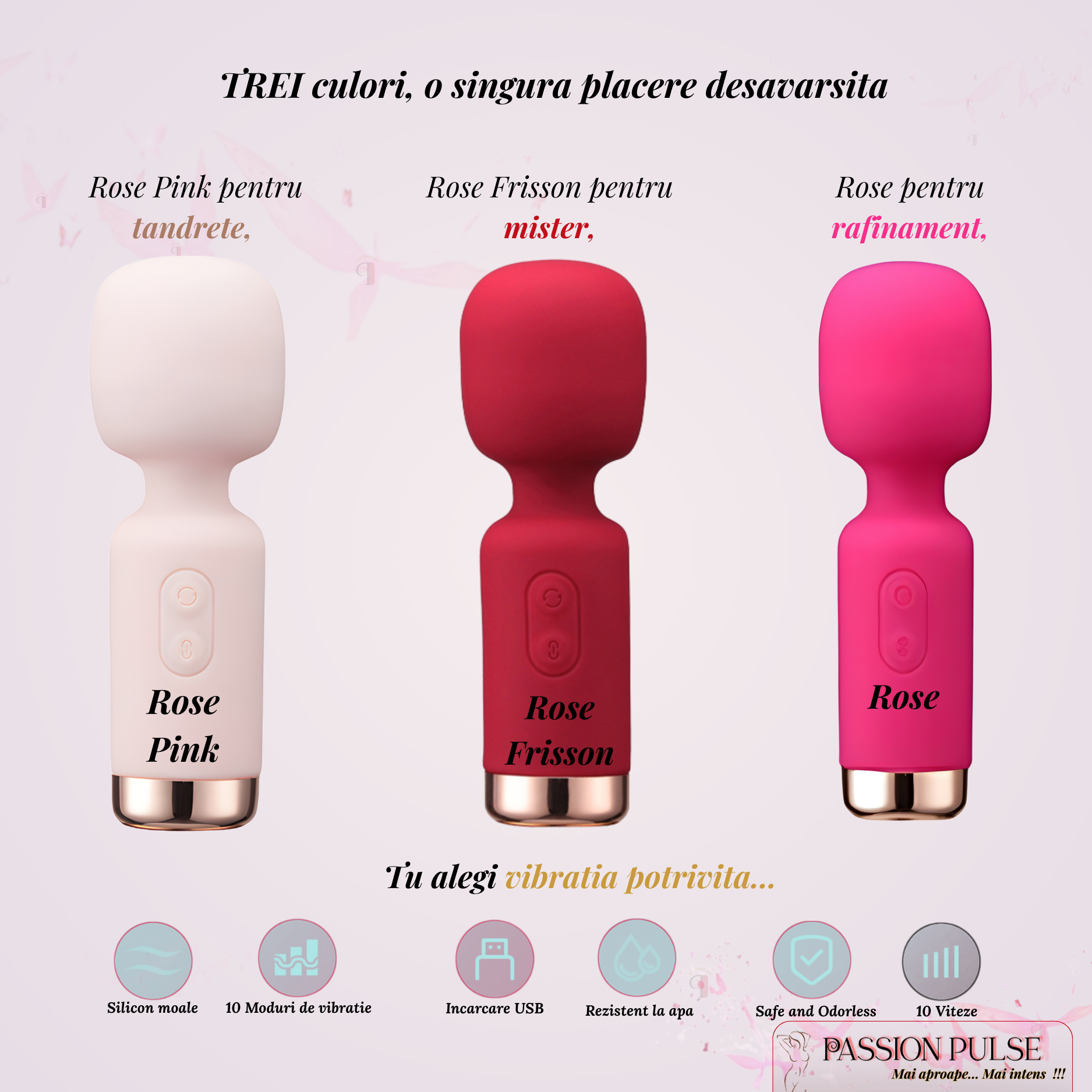 Mini Vibrator Portabil My Little Friend Rose - imagine 7