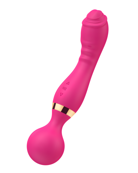 Vibrator punctul G si clitoris Vibe Control Rose