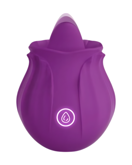 Vibrator pentru clitoris si sani Blossom Stimulator Purple