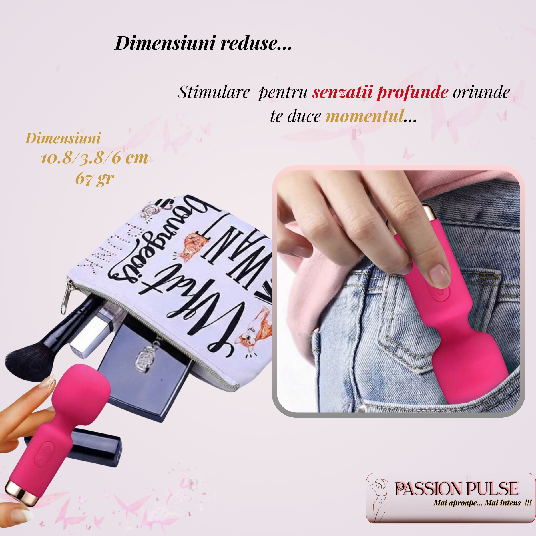 Mini Vibrator Portabil My Little Friend Rose - imagine 6