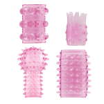 Set 4 Inele Penis Vibe Grip Pink