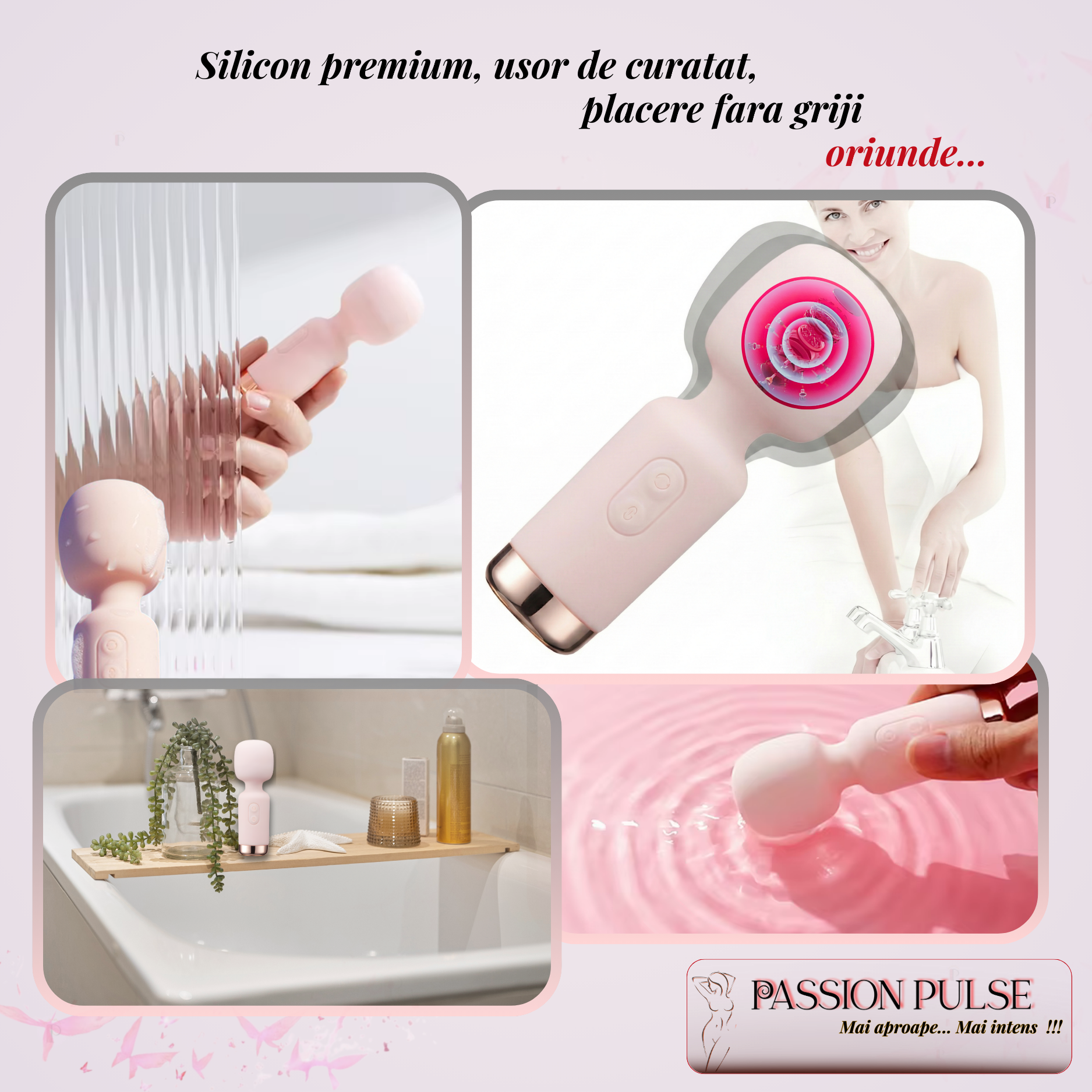Mini Vibrator Portabil My Little Friend Pink - imagine 2