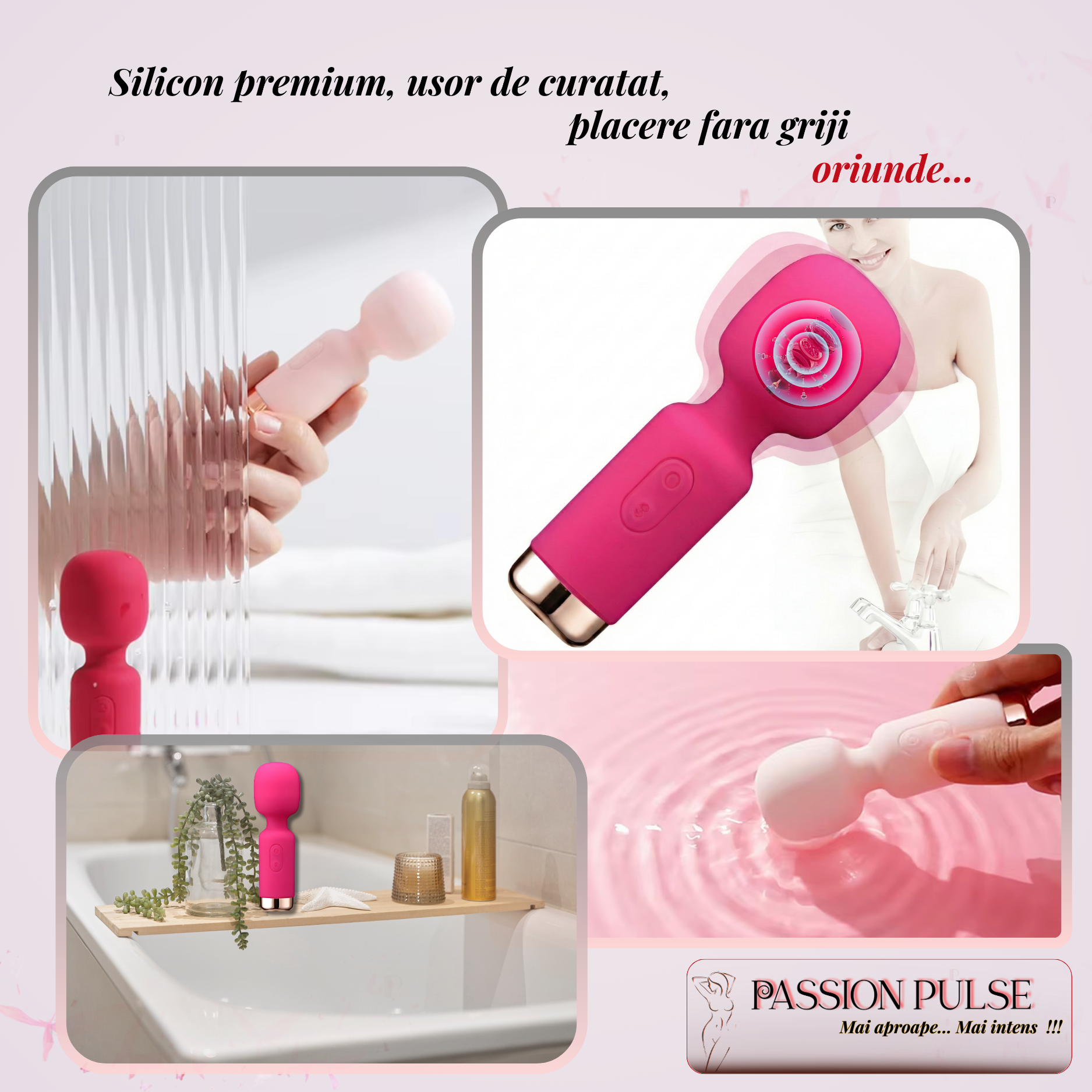 Mini Vibrator Portabil My Little Friend Rose - imagine 2